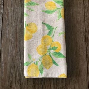Placemats Pair from Food Network with Lemons and Leafs